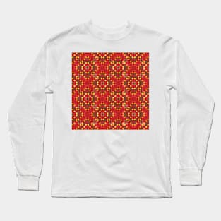 Diamond  Holiday Pattern Long Sleeve T-Shirt